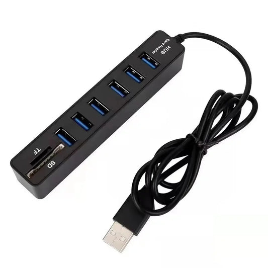 Prelungitor / Splitter cu 6 port-uri USB - 1m L