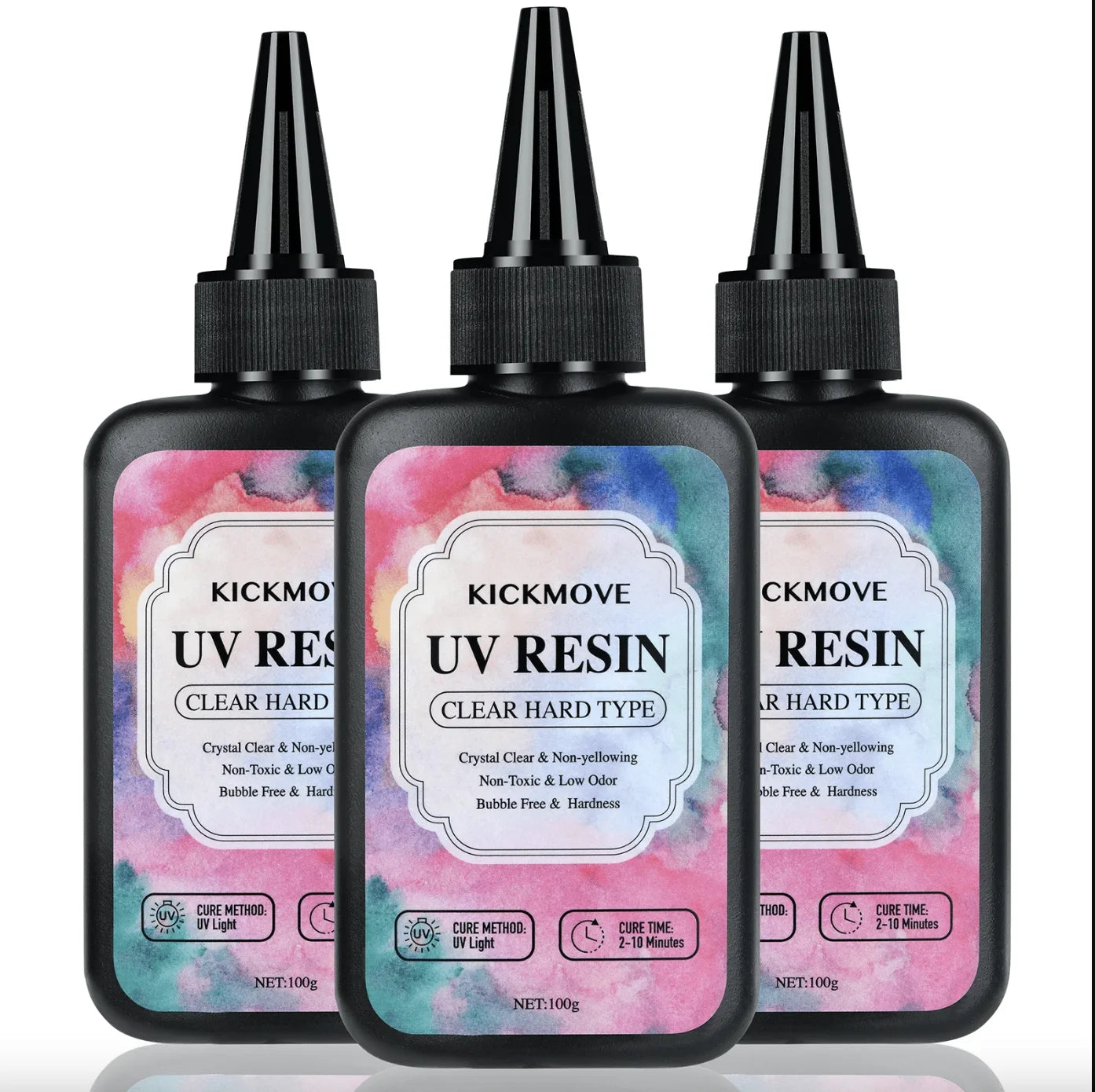 300 g Rășină UV, transparentă, dură, îmbunătățită Rășină epoxidica transparentă Up Rășină pentru polimerizare UV premixată pentru fabricarea de bijuterii artizanale