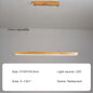 Candelabru suspendat model lemn -  minimalist - Iluminat Led