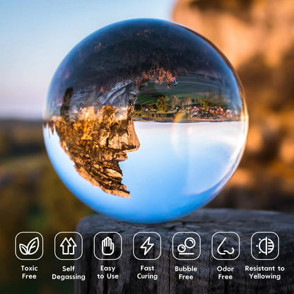 300 g Rășină UV, transparentă, dură, îmbunătățită Rășină epoxidica transparentă Up Rășină pentru polimerizare UV premixată pentru fabricarea de bijuterii artizanale