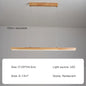 Candelabru suspendat model lemn -  minimalist - Iluminat Led