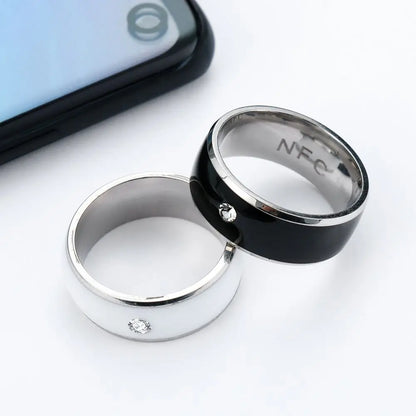 Inel inteligent cu conectare la telefon - NFC Smart Finger Ring Intelligent Wear Connect Android Phone Equipment Rings Fashion