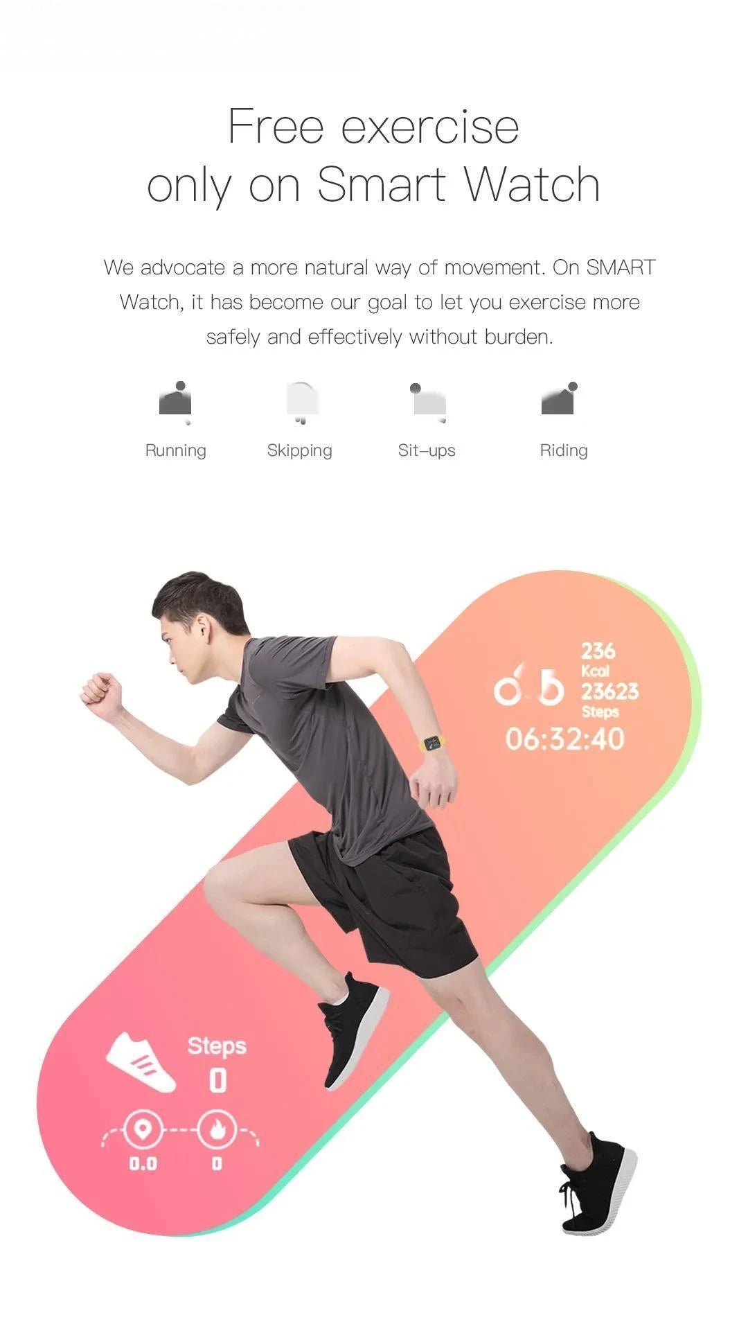 Smart Watch - Ceas inteligent reîncărcabil B37 Real Step Count Ceas fitness nou pentru bărbați și femei Conexiune telefonică Compatibilitate perfectă