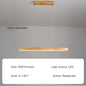 Candelabru suspendat model lemn -  minimalist - Iluminat Led