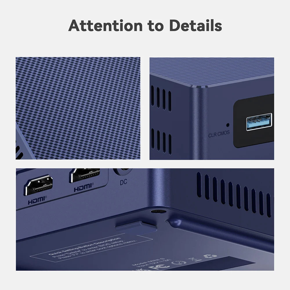 Beelink Mini S13 Intel Twin Lake N150 S12 Pro N100 Mini S N5095 Mini PC N95 8GB 128GB SSD Desktop Gaming Computer VS GMKtec G3