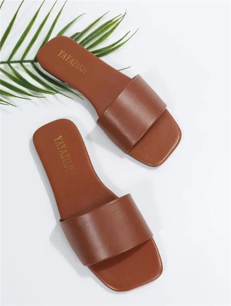 Pantofi plati de dama - Tip Slapi - Diferite culori - Perfecti pentru tinute lejere, casual, chiar si pentru plaja