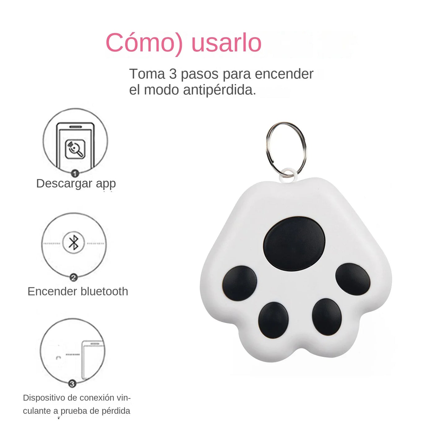 Mini GPS Tracker Bluetooth 5.0 Dispozitiv anti-pierdere - Urmărire portofel pentru IOS/Android Smart Finder