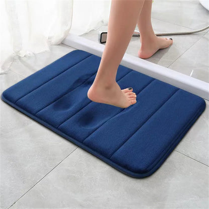 Covoraș de baie super absorbant Covoare anti-alunecare Covoare de baie Covor de podea din spumă cu memorie moale Covor de podea pentru toaletă pentru dormitor Covor de duș Decor acasă