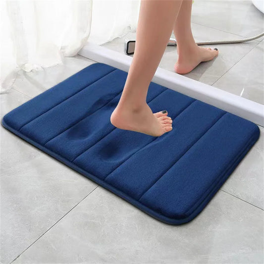 Covoraș de baie super absorbant Covoare anti-alunecare Covoare de baie Covor de podea din spumă cu memorie moale Covor de podea pentru toaletă pentru dormitor Covor de duș Decor acasă