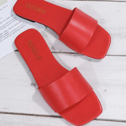 Pantofi plati de dama - Tip Slapi - Diferite culori - Perfecti pentru tinute lejere, casual, chiar si pentru plaja
