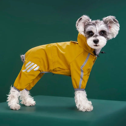 Îmbrăcăminte impermeabilă pentru animale de companie Pelerină de ploaie pentru câini din PU cu glugă pentru câini mici, mijlocii, pisici, jachetă pentru chihuahua, hanorac, pudel, pug, salopetă