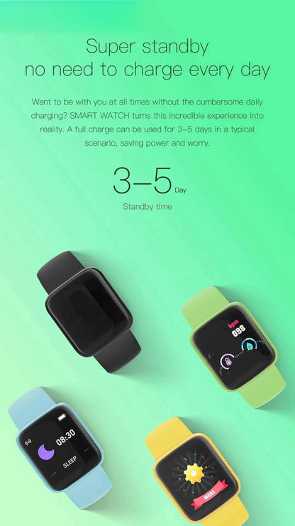 Smart Watch - Ceas inteligent reîncărcabil B37 Real Step Count Ceas fitness nou pentru bărbați și femei Conexiune telefonică Compatibilitate perfectă