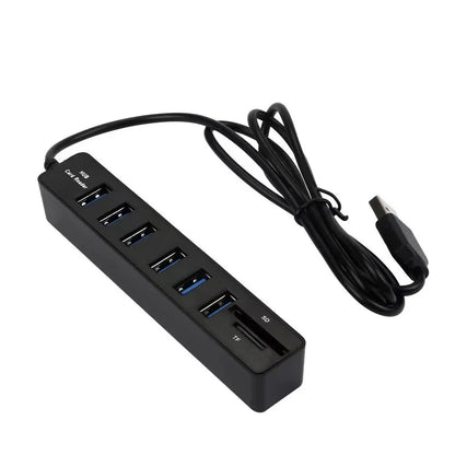 Prelungitor / Splitter cu 6 port-uri USB - 1m L