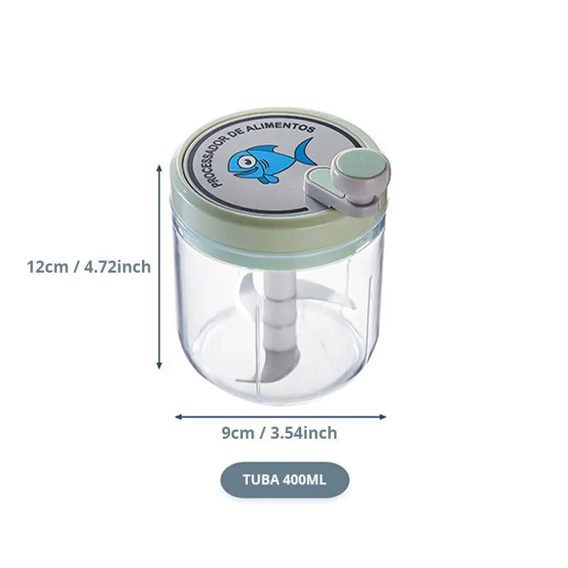 Tocator manual pentru legume, fructe, ceapa, ardei, tocator cu tragere, blender, mixer, concasor usturoi