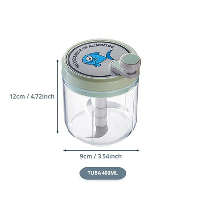 Tocator manual pentru legume, fructe, ceapa, ardei, tocator cu tragere, blender, mixer, concasor usturoi