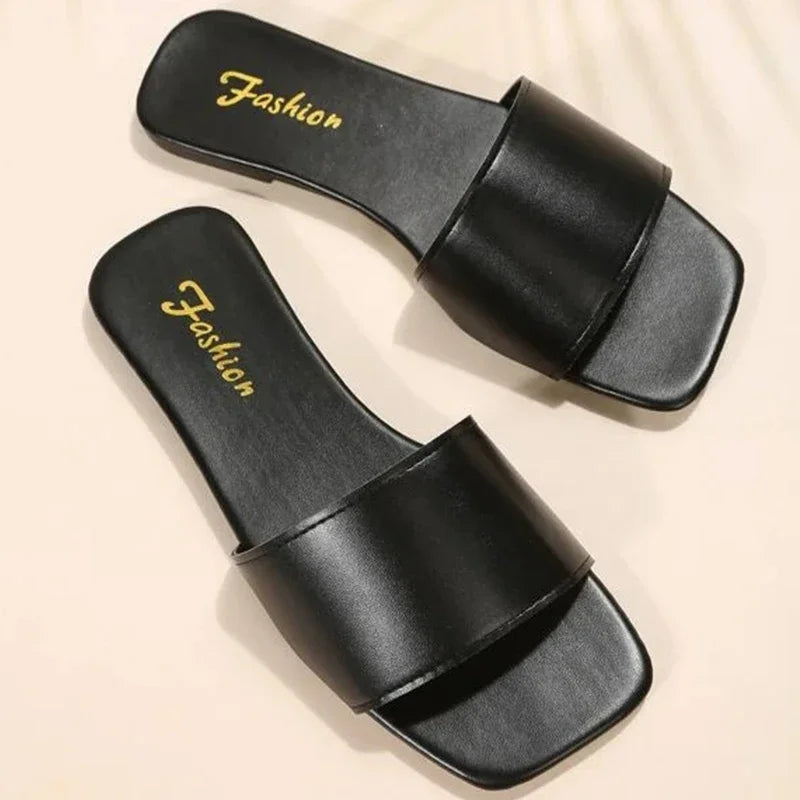 Pantofi plati de dama - Tip Slapi - Diferite culori - Perfecti pentru tinute lejere, casual, chiar si pentru plaja