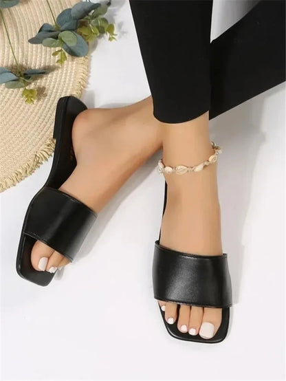 Pantofi plati de dama - Tip Slapi - Diferite culori - Perfecti pentru tinute lejere, casual, chiar si pentru plaja