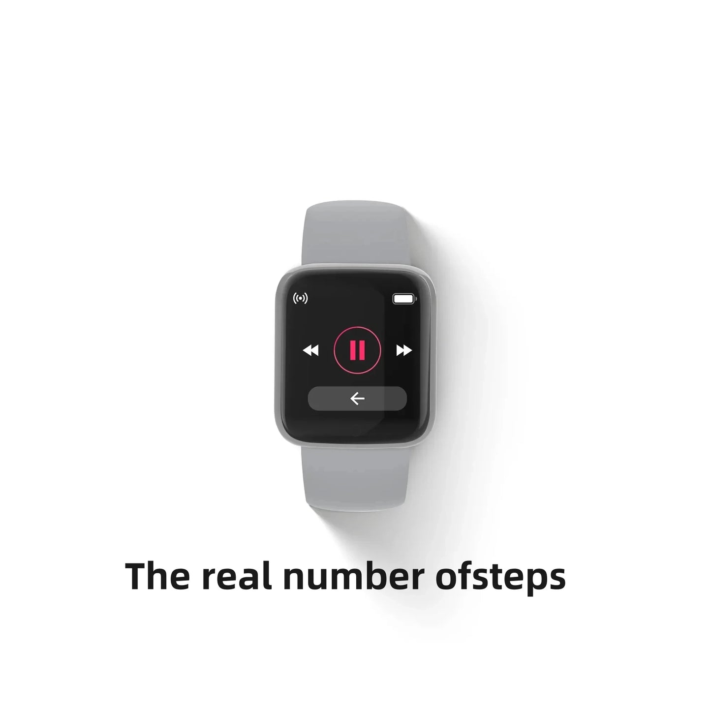 Smart Watch - Ceas inteligent reîncărcabil B37 Real Step Count Ceas fitness nou pentru bărbați și femei Conexiune telefonică Compatibilitate perfectă