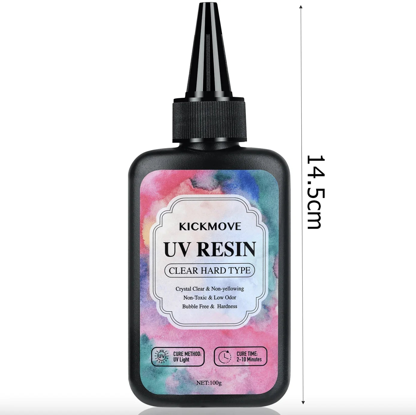300 g Rășină UV, transparentă, dură, îmbunătățită Rășină epoxidica transparentă Up Rășină pentru polimerizare UV premixată pentru fabricarea de bijuterii artizanale