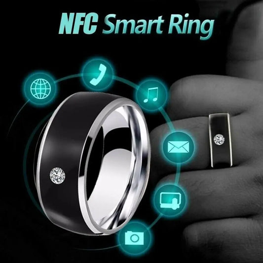 Inel inteligent cu conectare la telefon - NFC Smart Finger Ring Intelligent Wear Connect Android Phone Equipment Rings Fashion