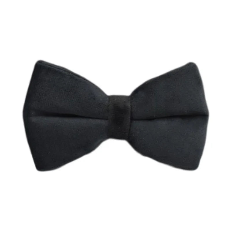 Set Deluxe pentru membrul pufos al familiei - Accesorii Deluxe din catifea neagra pentru catei - Accesoriile pot fi gravate (nu se vand personalizate!)