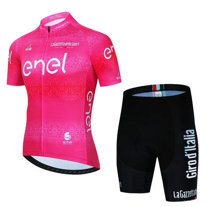 Giro D'ITALIA Pro Team Tricou pentru ciclism de vară sau Set Tricou Mtb cu mânecă scurtă Ciclismo Maillot Îmbrăcăminte pentru bărbați Ciclism