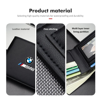 Portofel Pentru proprietarii si/sau pasionatii de BMW PU - Permis de conducere auto, modă, suport card de credit ID portofel G30 G20 M3 M5 E91 E92 E93 E36 E70 X3 X4 X5 X1 E39 F30