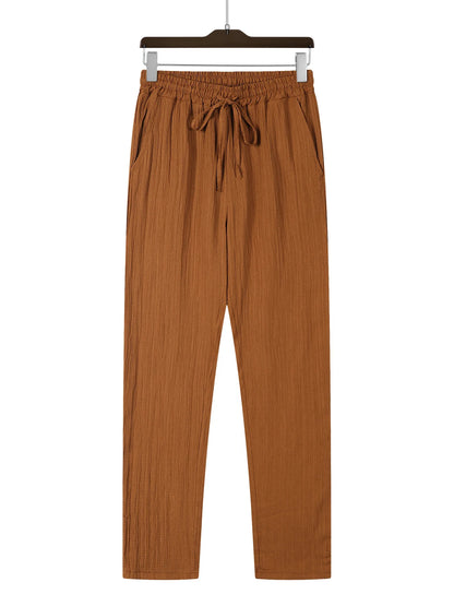 Pantaloni pentru Barbati - Material subtire si foarte comod - Design casual - Talie inalta