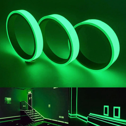 3M Bandă luminoasă Bandă de avertizare Glow In The Dark Autocolante de perete Camera de zi Dormitor Decorare interioară DIY Art Decal Fluorescent