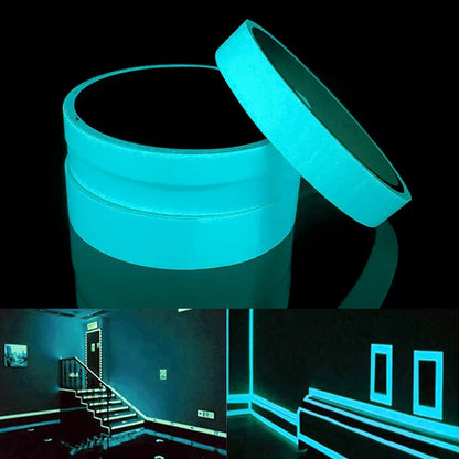 3M Bandă luminoasă Bandă de avertizare Glow In The Dark Autocolante de perete Camera de zi Dormitor Decorare interioară DIY Art Decal Fluorescent