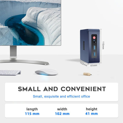 Beelink Mini S13 Intel Twin Lake N150 S12 Pro N100 Mini S N5095 Mini PC N95 8GB 128GB SSD Desktop Gaming Computer VS GMKtec G3