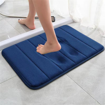 Covoraș de baie super absorbant Covoare anti-alunecare Covoare de baie Covor de podea din spumă cu memorie moale Covor de podea pentru toaletă pentru dormitor Covor de duș Decor acasă