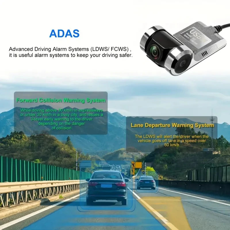 Navigatie - Car Android Navigator USB HD Driving Recorder Media Comes with ADAS Driving Assistance Function Car