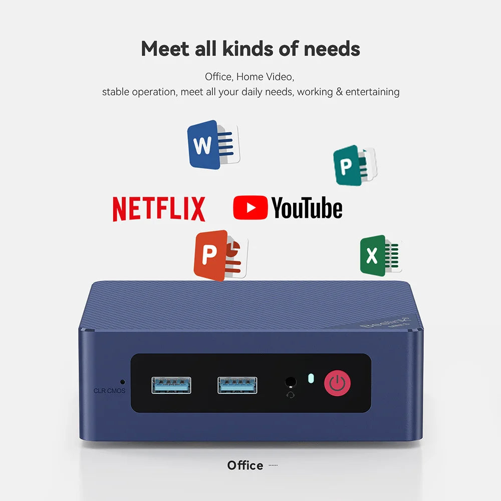 Beelink Mini S13 Intel Twin Lake N150 S12 Pro N100 Mini S N5095 Mini PC N95 8GB 128GB SSD Desktop Gaming Computer VS GMKtec G3