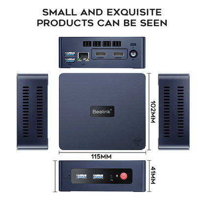 Beelink Mini S13 Intel Twin Lake N150 S12 Pro N100 Mini S N5095 Mini PC N95 8GB 128GB SSD Desktop Gaming Computer VS GMKtec G3