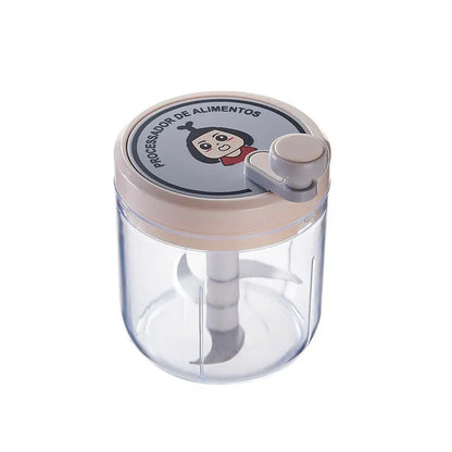 Tocator manual pentru legume, fructe, ceapa, ardei, tocator cu tragere, blender, mixer, concasor usturoi