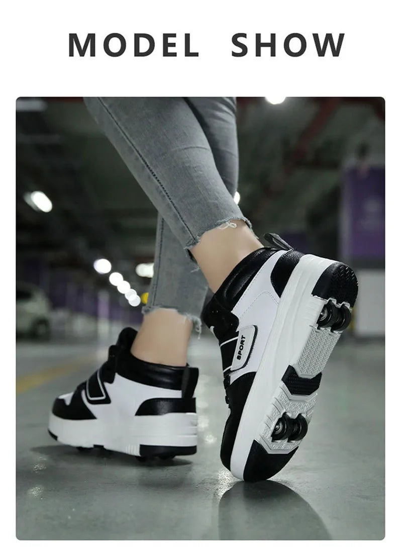 Heelys - Pantofi cu role pentru copii Baieti/Fete Pantofi sport cu 4 roți
