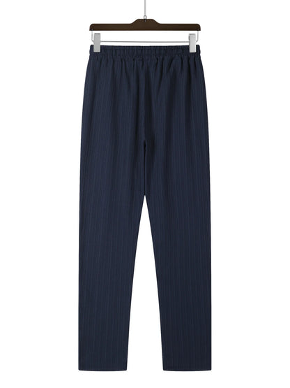Pantaloni pentru Barbati - Material subtire si foarte comod - Design casual - Talie inalta