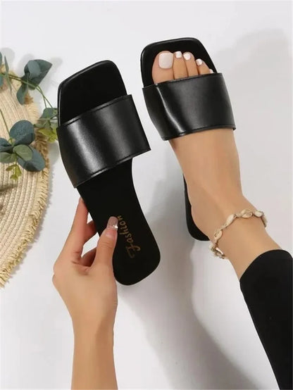 Pantofi plati de dama - Tip Slapi - Diferite culori - Perfecti pentru tinute lejere, casual, chiar si pentru plaja