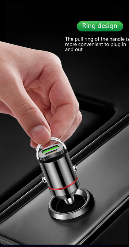 Incarcator Universal USB & PD pt masina - FAST Charge