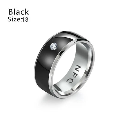 Inel inteligent cu conectare la telefon - NFC Smart Finger Ring Intelligent Wear Connect Android Phone Equipment Rings Fashion