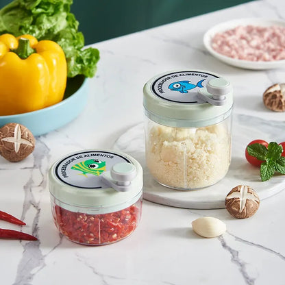 Tocator manual pentru legume, fructe, ceapa, ardei, tocator cu tragere, blender, mixer, concasor usturoi