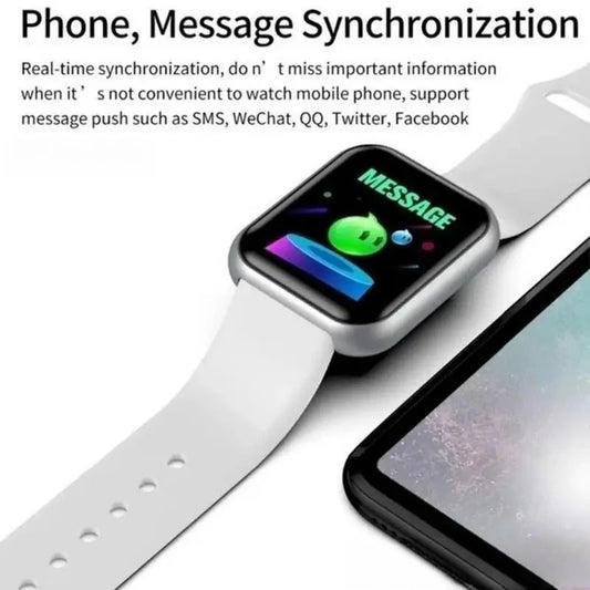 Smart Watch - Ceas inteligent reîncărcabil B37 Real Step Count Ceas fitness nou pentru bărbați și femei Conexiune telefonică Compatibilitate perfectă